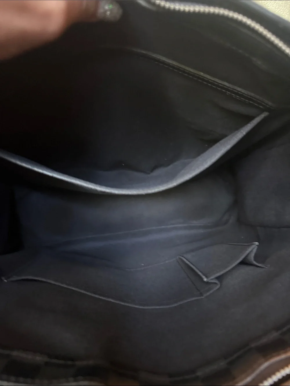 Louis Vuitton Black Damier Graphite Tadao Tote Briefcase with Zipper